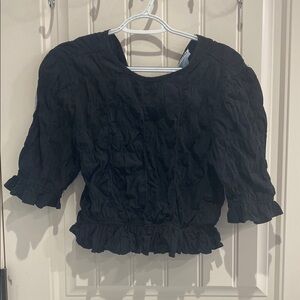 Elegant Black Women's Top